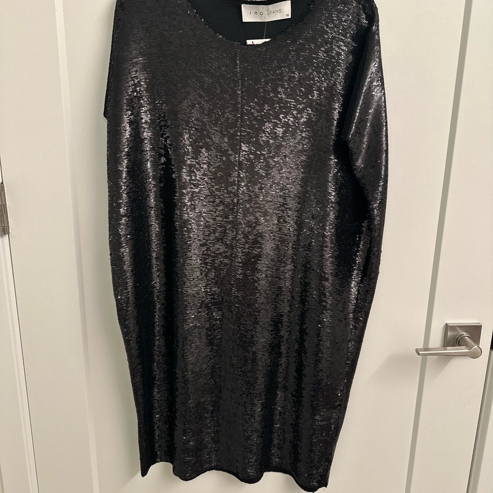 Black Sequin Dress